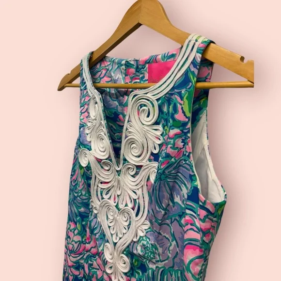 Lilly Pulitzer Gabby Stretch Shift Dress In full bloom - Picture 6 of 14